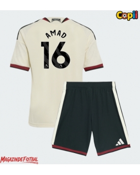 Manchester United Amad Diallo #16 Echipament de Fotbal Replică 2026-27 Copii Treilea (+ Șorturi)